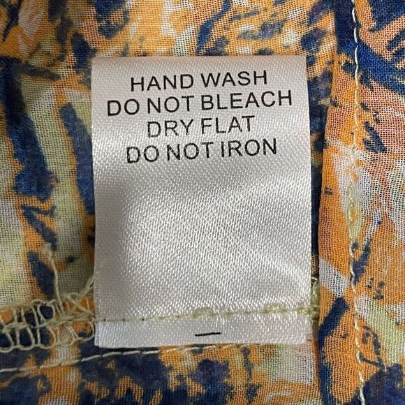 Urban Outfitters Lumiere Palm Tree Print Layered Tank Blouse Size L New - Picture 3 of 7